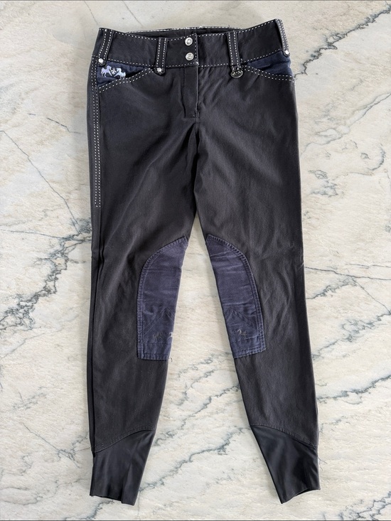 Equine Coture Denim - Equine Coture Black Riding Breeches